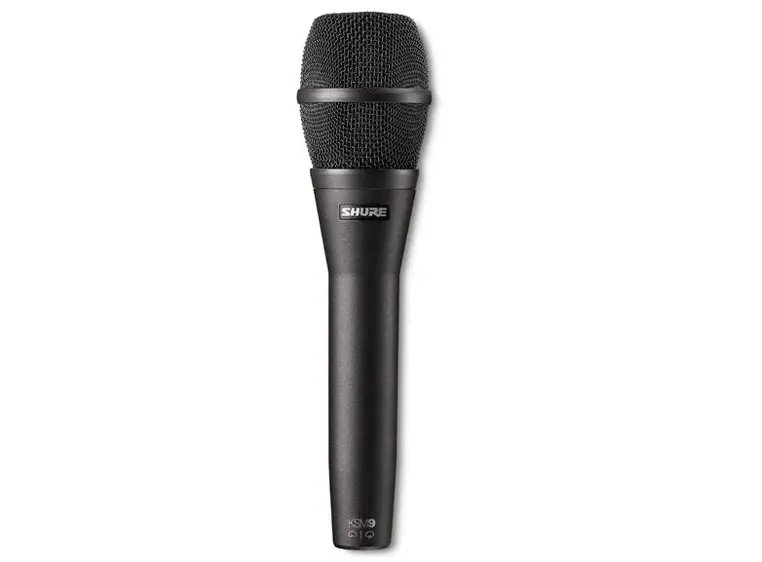 Shure KSM9 condensatormikrofon vokal, svart 